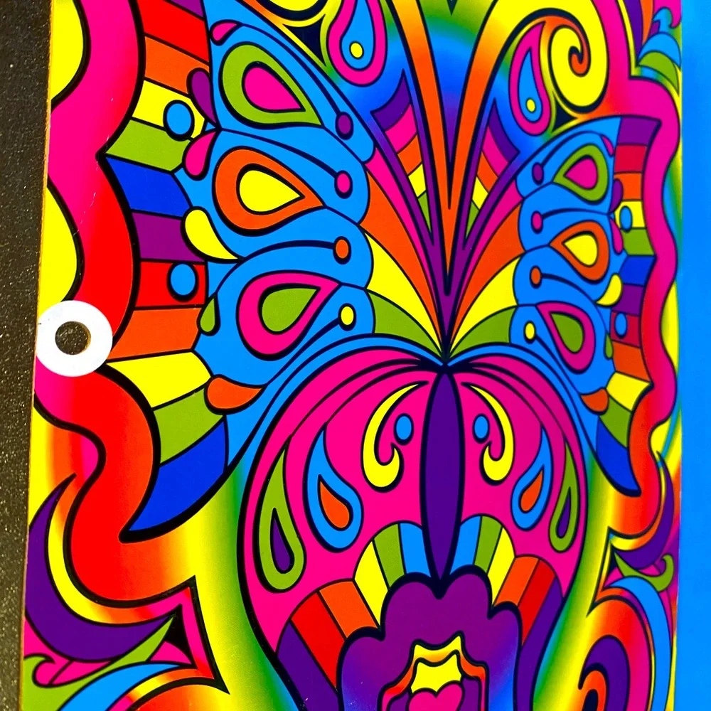 LISA FRANK VINTAGE FANTASTIC FASHIONS BUTTERFLY & DIVA MOON GIRL BINDER DIVIDERS